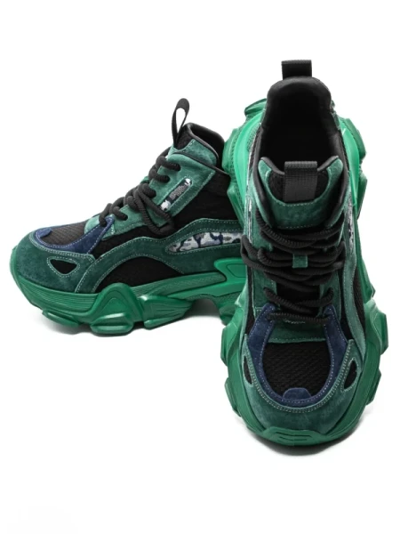 Pantofi Sport Dama din piele naturala Y5797-1 GREEN | ADVANCER