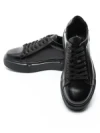 Pantofi Casual Barbati din piele naturala A921-1 BLACK | ADVANCER