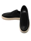 Mocasini Barbati din piele naturala 02-203 BLACK | ADVANCER