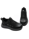 Pantofi Sport Barbati din piele naturala E90002 BLACK | ADVANCER
