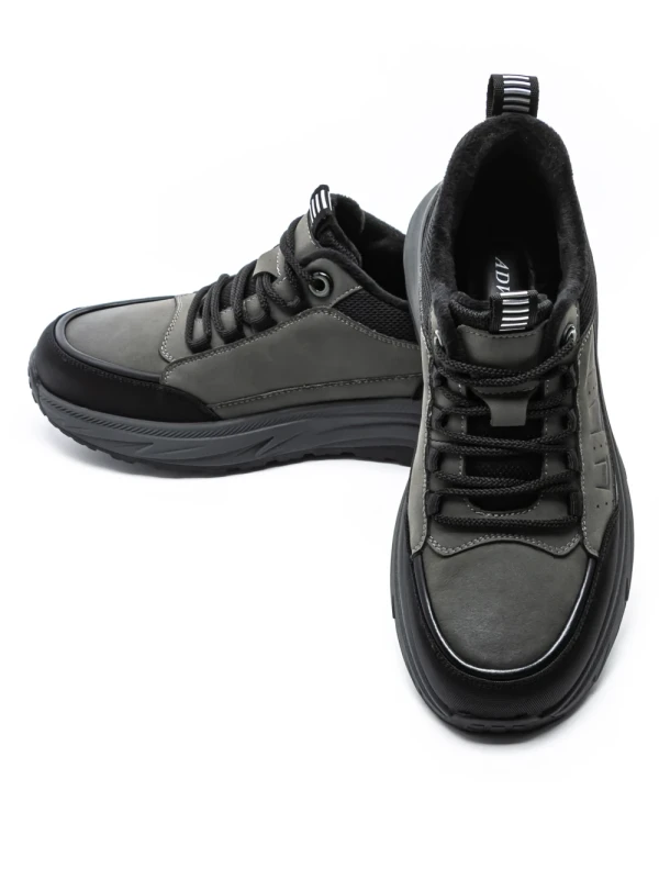 Pantofi Sport Barbati din piele naturala E90002 GREY | ADVANCER