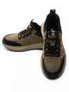 Pantofi Sport Barbati din piele naturala E90002 KHAKI | ADVANCER
