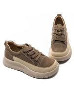 Pantofi Sport Dama din piele naturala 70108-2 KHAKI | ADVANCER