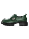 Pantofi Casual Dama din piele naturala KM6715 GREEN | FORMAZIONE