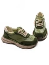 Pantofi Sport Dama din piele naturala KM5502 GREEN | FRANCO GERARDO