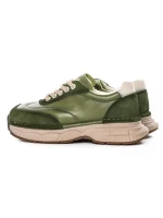 Pantofi Sport Dama din piele naturala KM5502 GREEN | FRANCO GERARDO