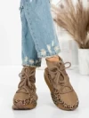 Ghete Dama din piele naturala 5SZ8 LEOPARD PRINT | PANTOFUL
