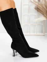 Cizme Dama cu Toc 5XKK65 BLACK | MEI