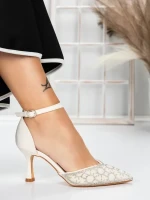 Pantofi Stiletto 5XKK38 BEIGE | MEI
