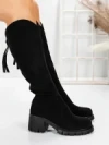 Cizme Dama cu Toc 3WL15 BLACK | MEI