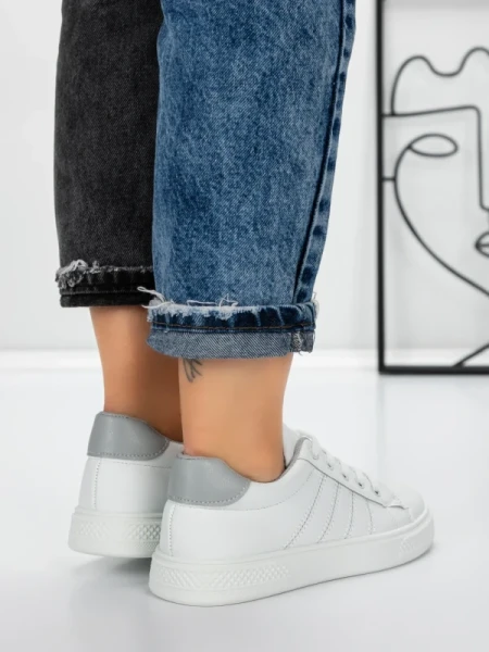 Sneakers Dama 982 WHITE-GREY | FASHION