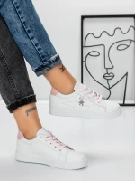 Sneakers Dama 973 WHITE-PINK | FASHION