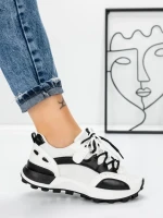Sneakers Dama 580 WHITE-BLACK | FASHION