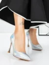 Pantofi Stiletto 3ADC80 SILVER | MEI