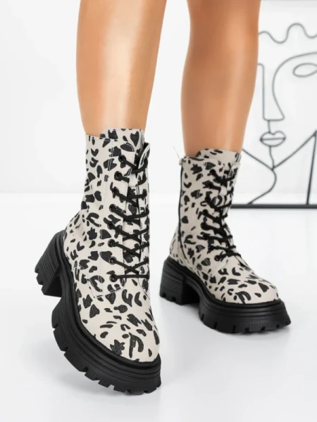 Ghete Dama 3AL29 BEIGE | MEI