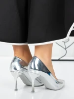 Pantofi Stiletto 3AXKK201 SILVER | MEI