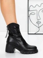 Tavaszi-őszi női csizma 3WL16 Fekete » MeiMall.hu