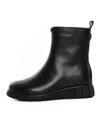 Ghete Dama din piele naturala E90523-1 BLACK | ADVANCER