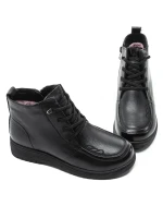 Ghete Dama din piele naturala 3908 BLACK | ADVANCER