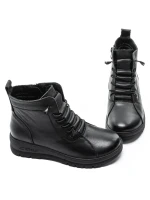 Ghete Dama din piele naturala 5851 BLACK | ADVANCER