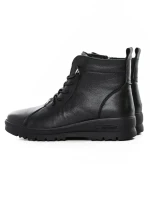 Ghete Dama din piele naturala 5851 BLACK | ADVANCER