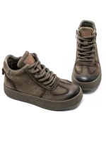 Ghete Dama din piele naturala 1072 GREY | ADVANCER