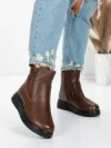 Ghete Dama Imblanite 5XJ83 BROWN | MEI