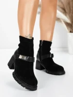 Ghete Dama cu Platforma 57WL8 BLACK | MEI