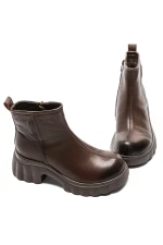 Ghete Dama din piele naturala 82620 COFFEE | ADVANCER