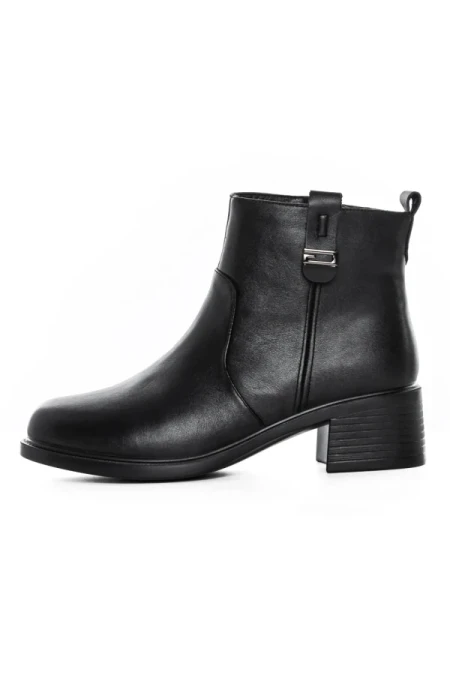 Ghete Dama din piele naturala 4915503 BLACK | ADVANCER