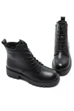 Ghete Dama din piele naturala 5780 BLACK | ADVANCER