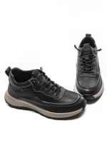 Ghete Barbati din piele naturala 8081801 BLACK | ADVANCER