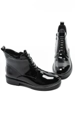 Ghete Dama din piele naturala Q1227-21 BLACK | ADVANCER