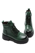 Ghete Dama din piele naturala 8099 GREEN | ADVANCER