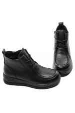 Ghete Dama din piele naturala 5853 BLACK | ADVANCER