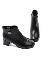 Ghete Dama din piele naturala 21299 BLACK | ADVANCER