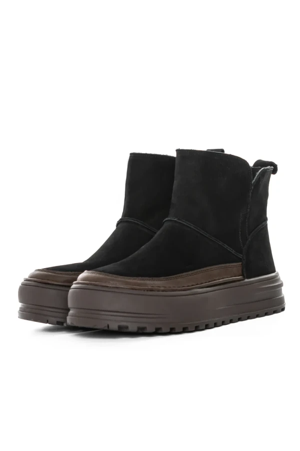 Ghete Dama din piele naturala 8911 BLACK | ADVANCER