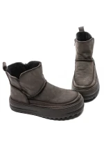 Ghete Dama din piele naturala 8911 GREY | ADVANCER