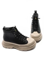 Ghete Dama din piele naturala 66081 BLACK | ADVANCER