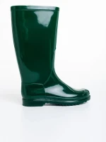 Flaviana zöld csizma tinédzsereknek, gumiból készült