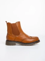 Rosine tevebarna, női bokacsizma ökológiai bőrből