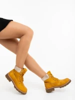 Adesina tevebarna női bakancs ökológiai bőrből