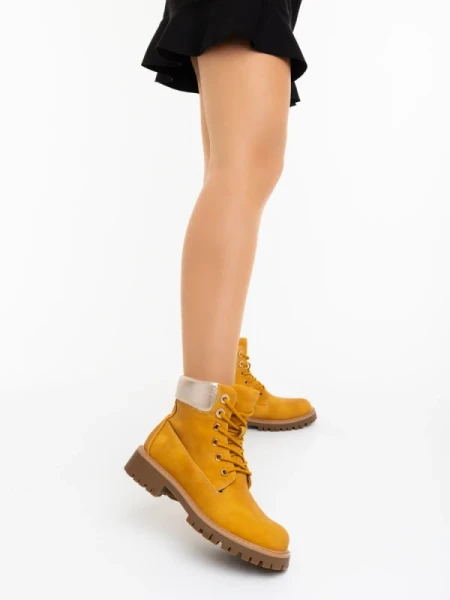 Adesina tevebarna női bakancs ökológiai bőrből