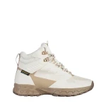 Paityn bézs női bakancs, műbőrből és textil anyagból készült