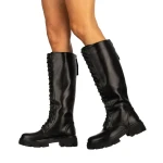 Iudia fekete női csizma