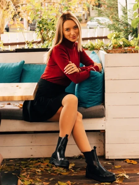 Belisa fekete női csizma