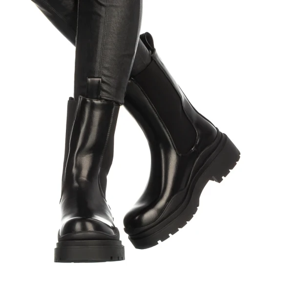 Sirela fekete női csizma