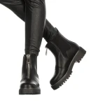 Utiva fekete női bakancs