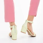 Robyn zöld női szandál, műbőrből készült