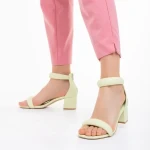 Robyn zöld női szandál, műbőrből készült